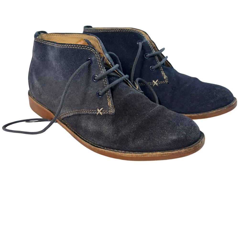 Aldo Mens blue Nubuck Chukka boots. Ankle suede oxford. Size 41. US 8-8.5